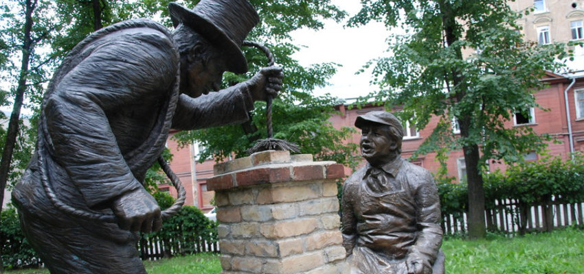 Chimney sweeper sculptures